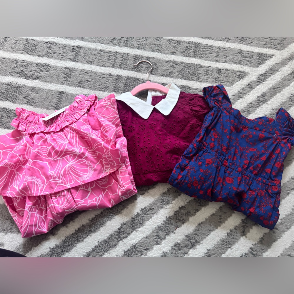 Lot of three Janie and Jack jumpsuits
